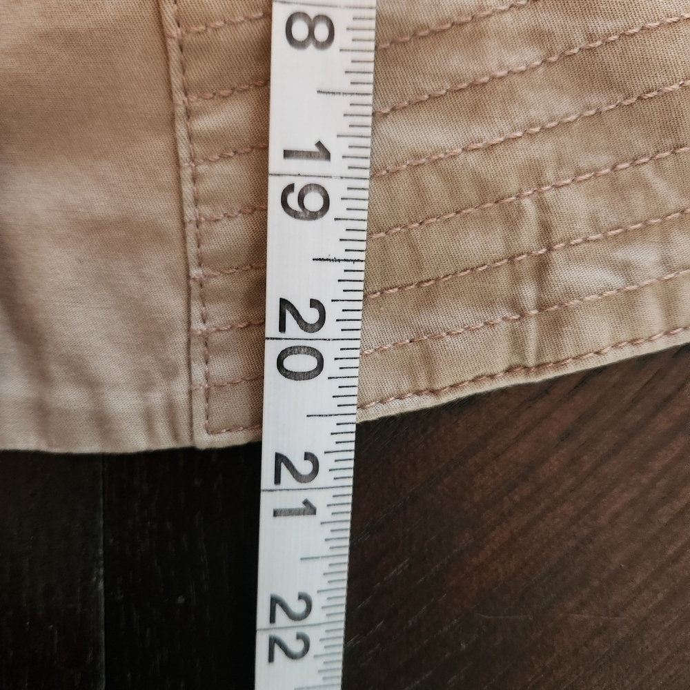 Taupe Fitted Buckle Collar Utility Jacket from White House Black Market. - Picture 14 of 15